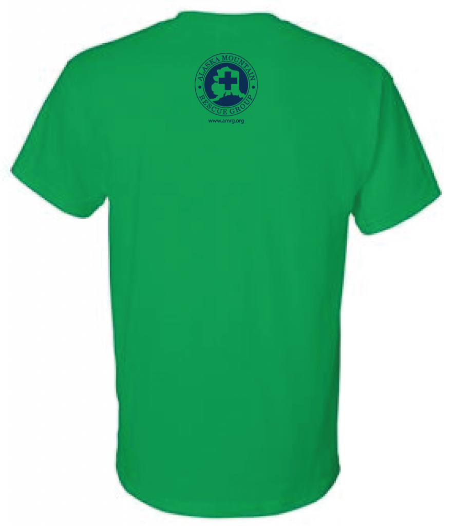 Get Lost TShirt Green Alaska Mountain Rescue Group
